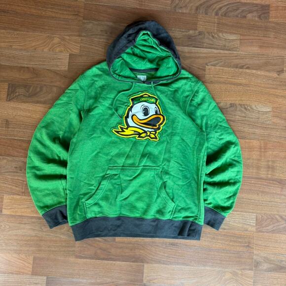 Green Oregon Ducks University Of Oregon Graphic Hoodie - Picture 3 of 8